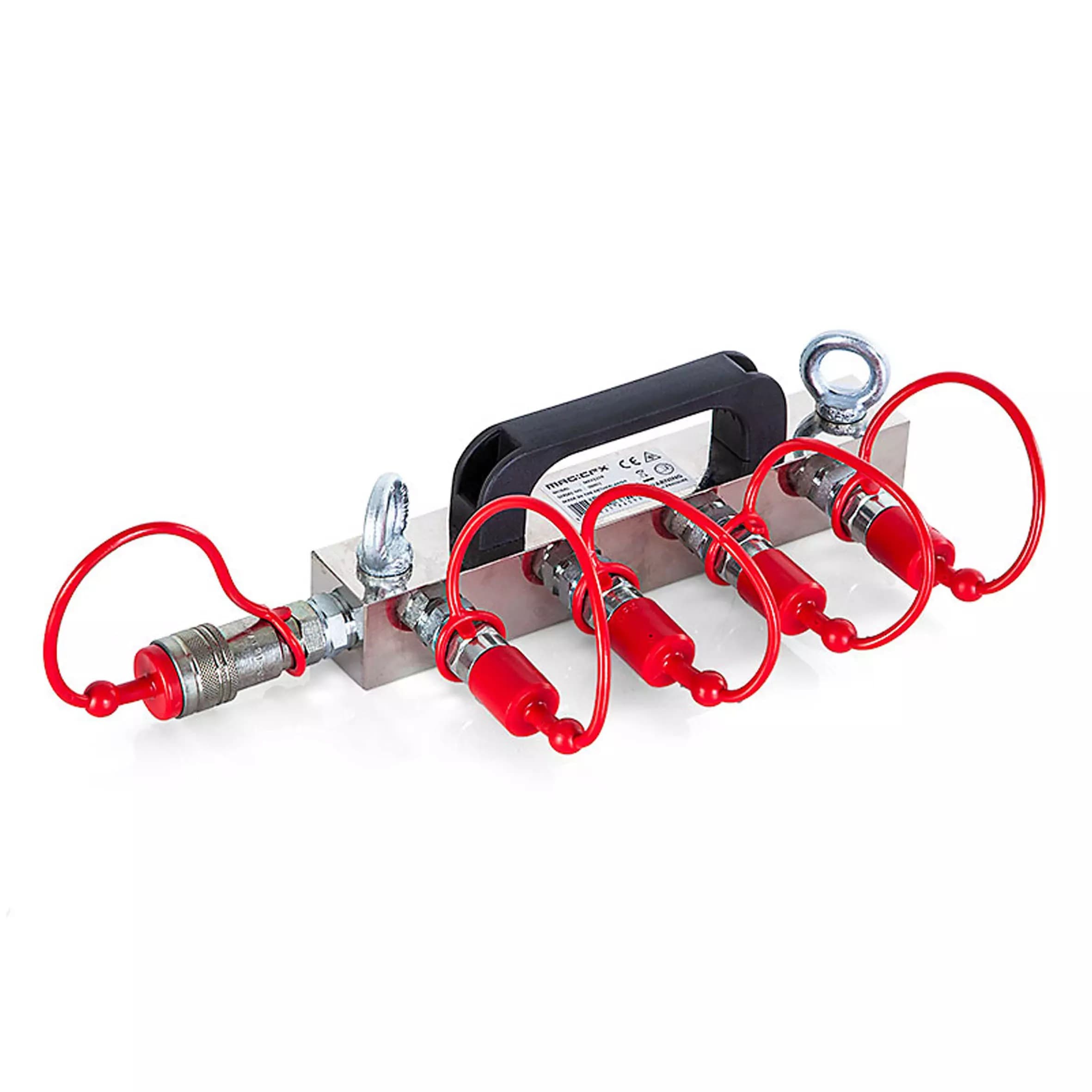 MagicFX - CO2 HIGH PRESSURE DISTRIBUTION BLOCK (4X 3/8 HOSE IN,1X 3/8 OUT)