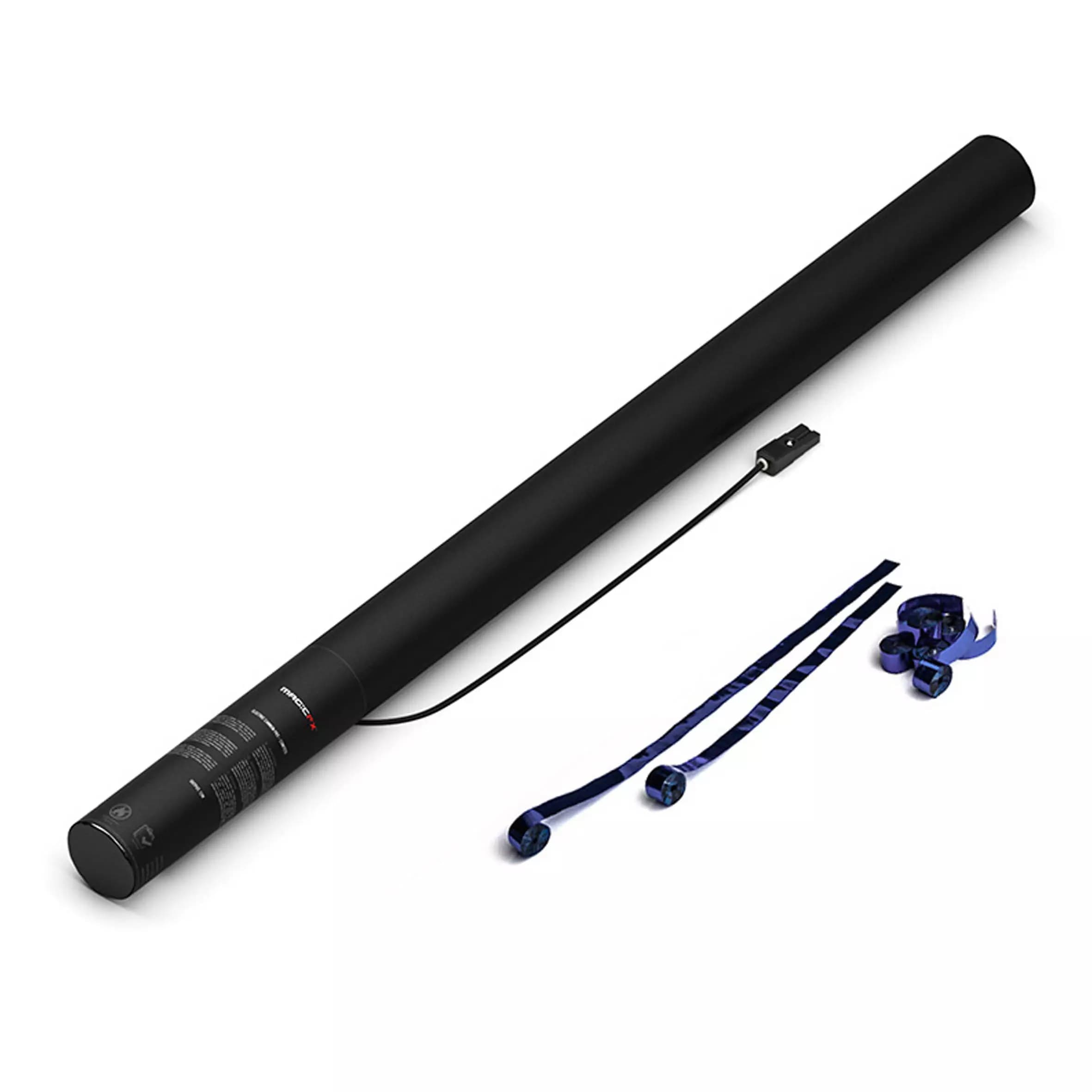 MagicFX - ELECTRIC STREAMER CANNON 80CM DARK BLUE METALLIC