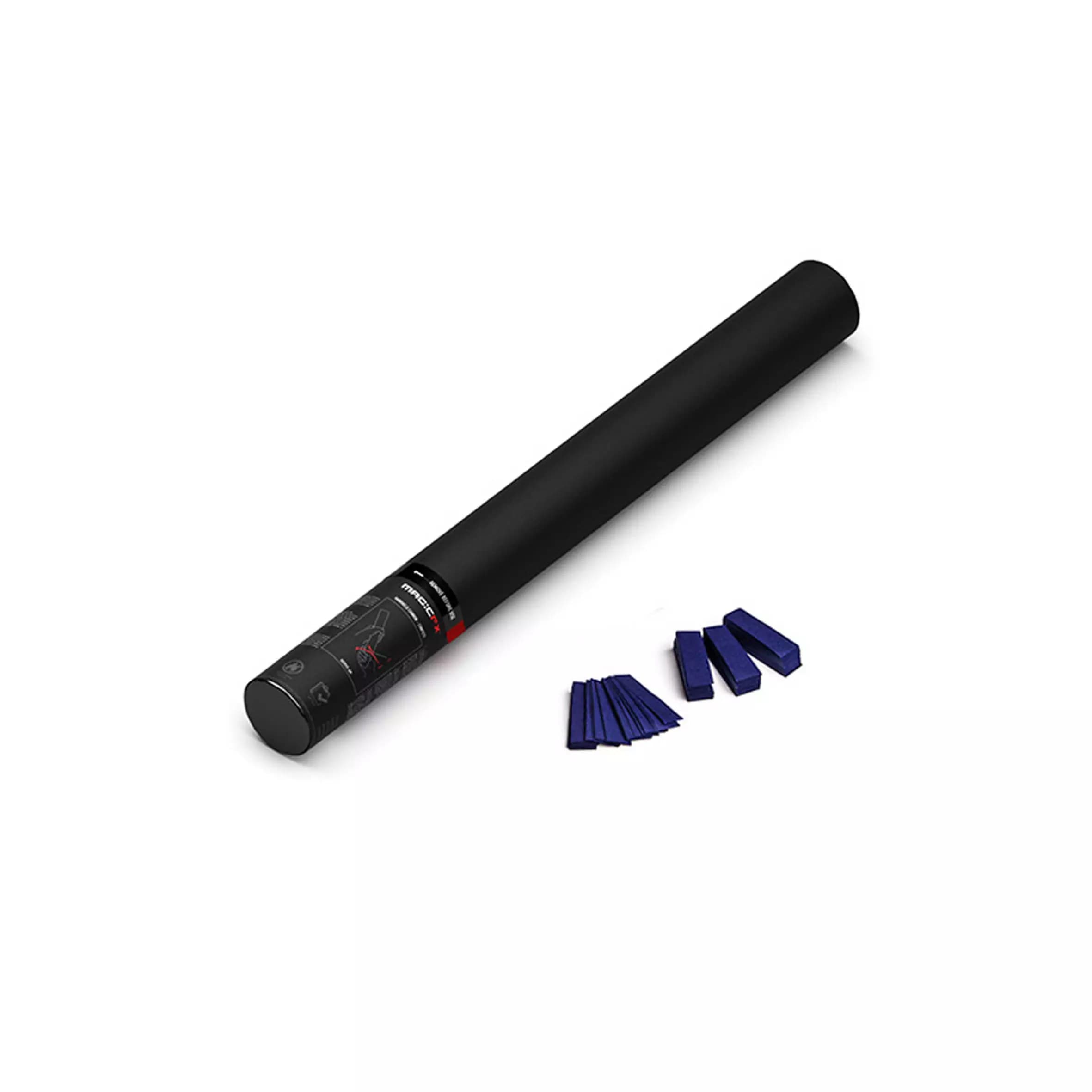 MagicFX - HANDHELD CONFETTI CANNON 80CM DARK BLUE