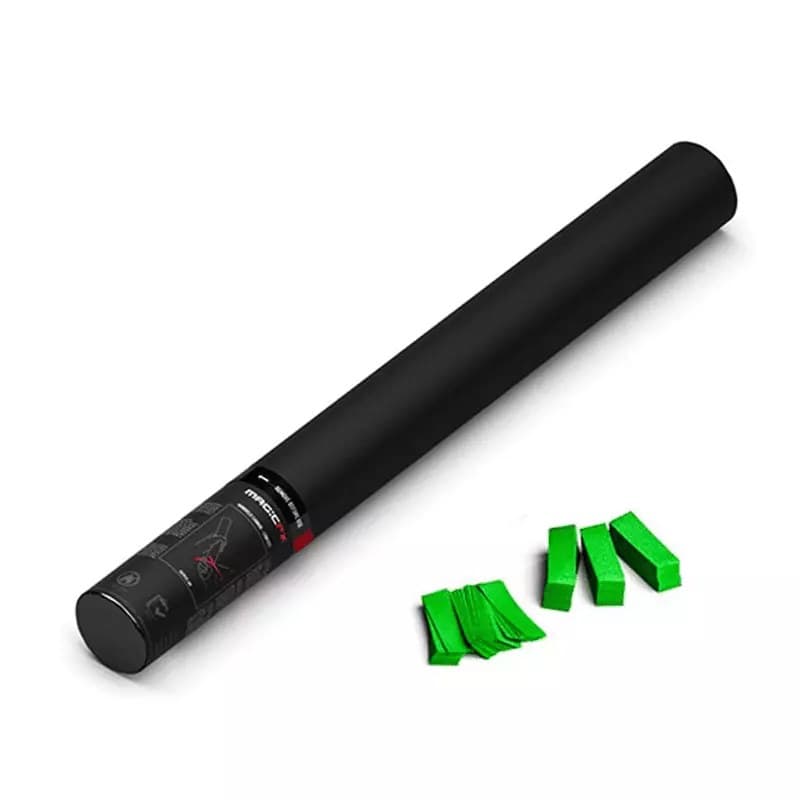 MagicFX - HANDHELD CONFETTI CANNON 80CM LIGHT GREEN