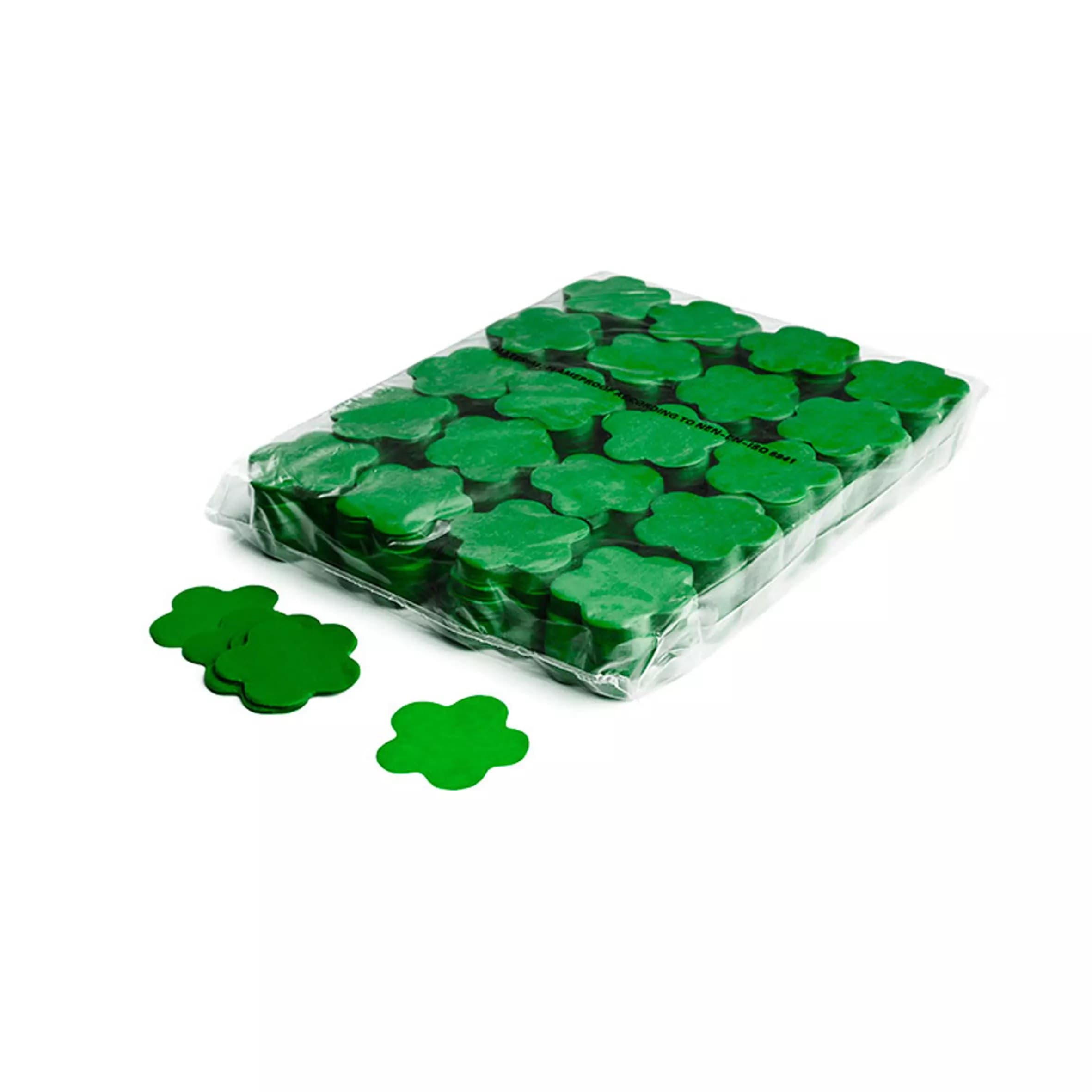 MagicFX - SLOWFALL CONFETTI FLOWERS DARK GREEN
