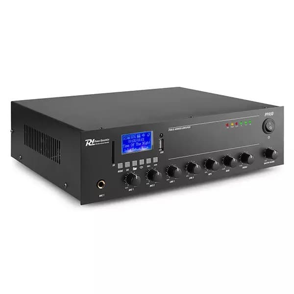 Power Dynamics PPA50 - Compact Mixer-Amplifier USB/BT 100V 50W