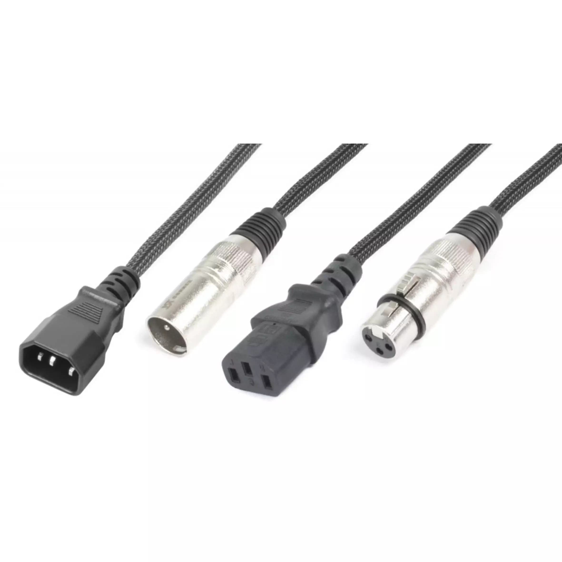 Power Dynamics Connex - PDC CX09-5 POWER/SIGNAL LEAD IEC MALE/ XLR MALE – IEC FEMALE/ XLR FEMALE 5M