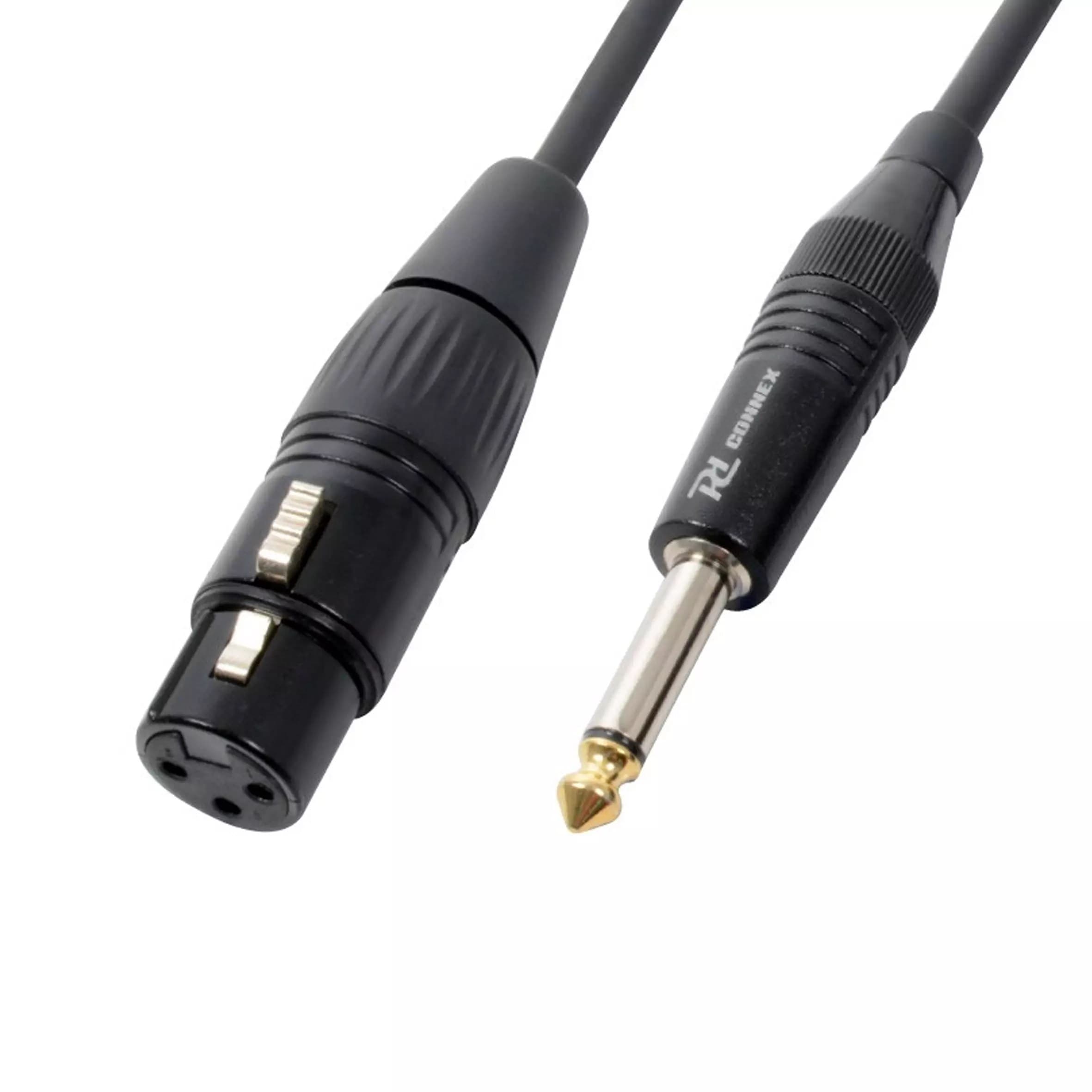 Power Dynamics Connex - PDC CX40-3 SIGNAL LEAD XLR FEMALE – 6.3MM MONO MALE 3M