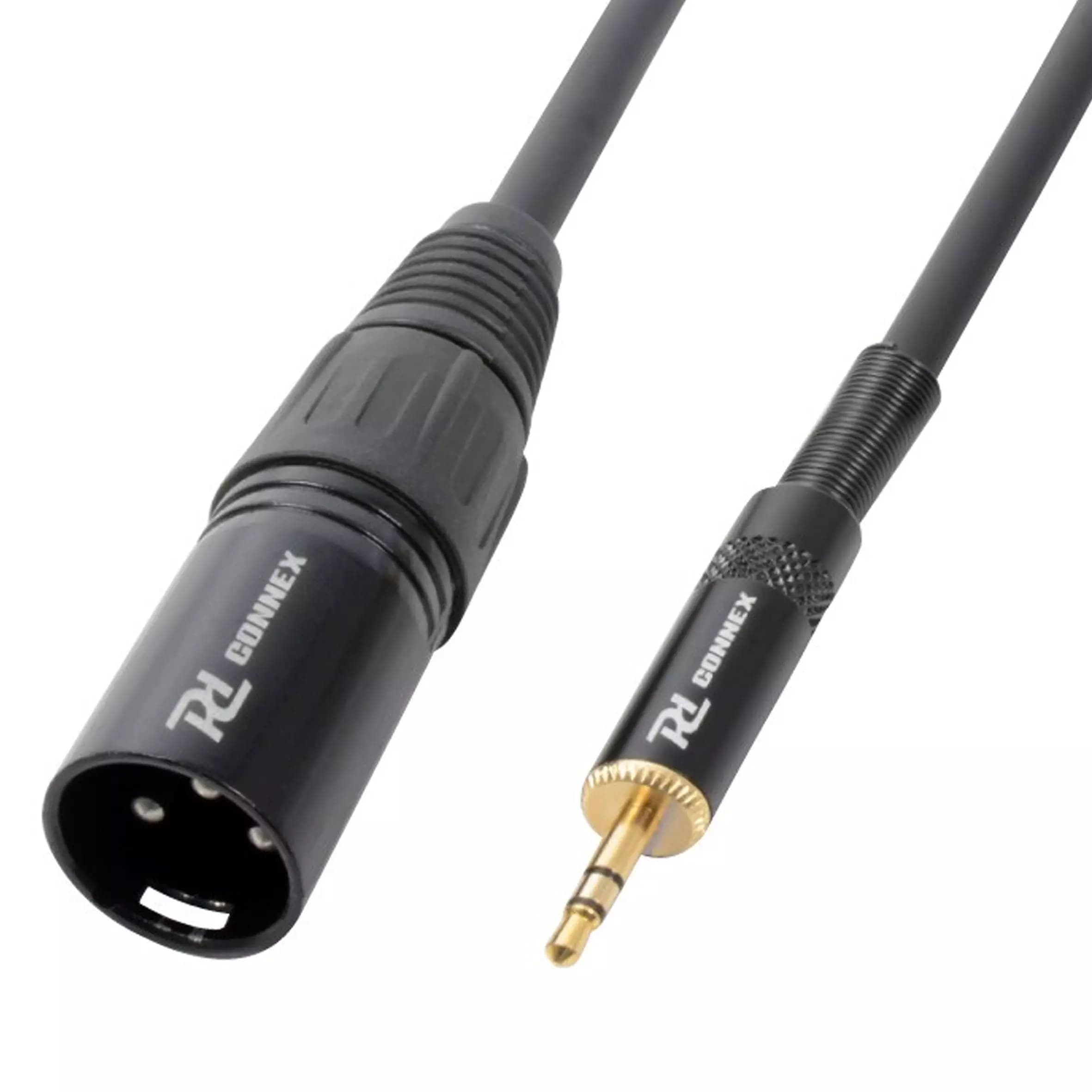 Power Dynamics Connex - PDC CX47-1 SIGNAL LEAD XLR MALE – 3.5MM STEREO MALE 0.5M
