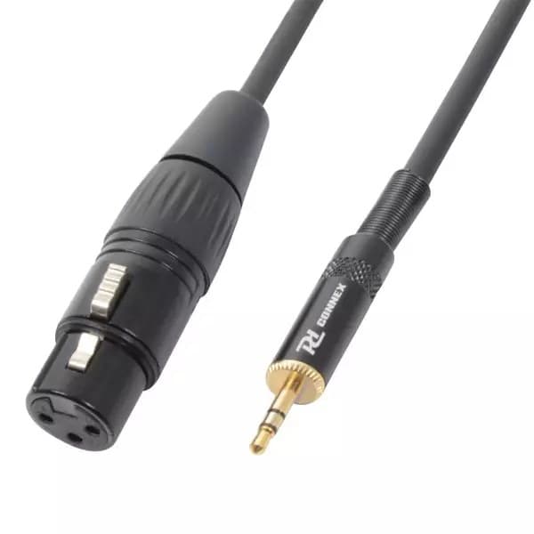 Power Dynamics Connex - PDC CX50-05 SIGNAL LEAD XLR FEMALE – 3.5MM STEREO MALE 0.5M