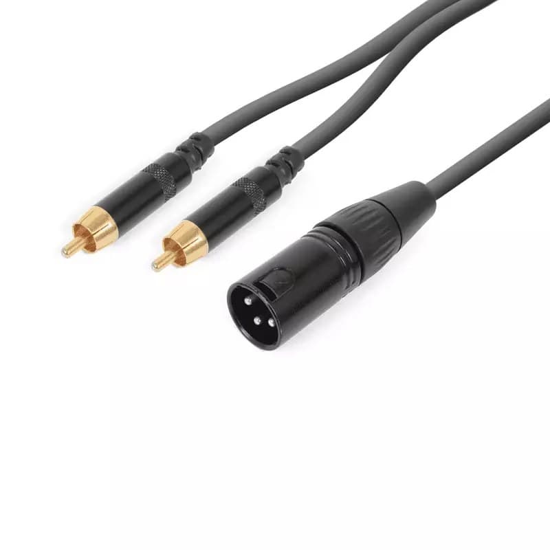 Power Dynamics Connex - PDC CX58-3 SIGNAL LEAD XLR MALE – 2X RCA MALE 3M
