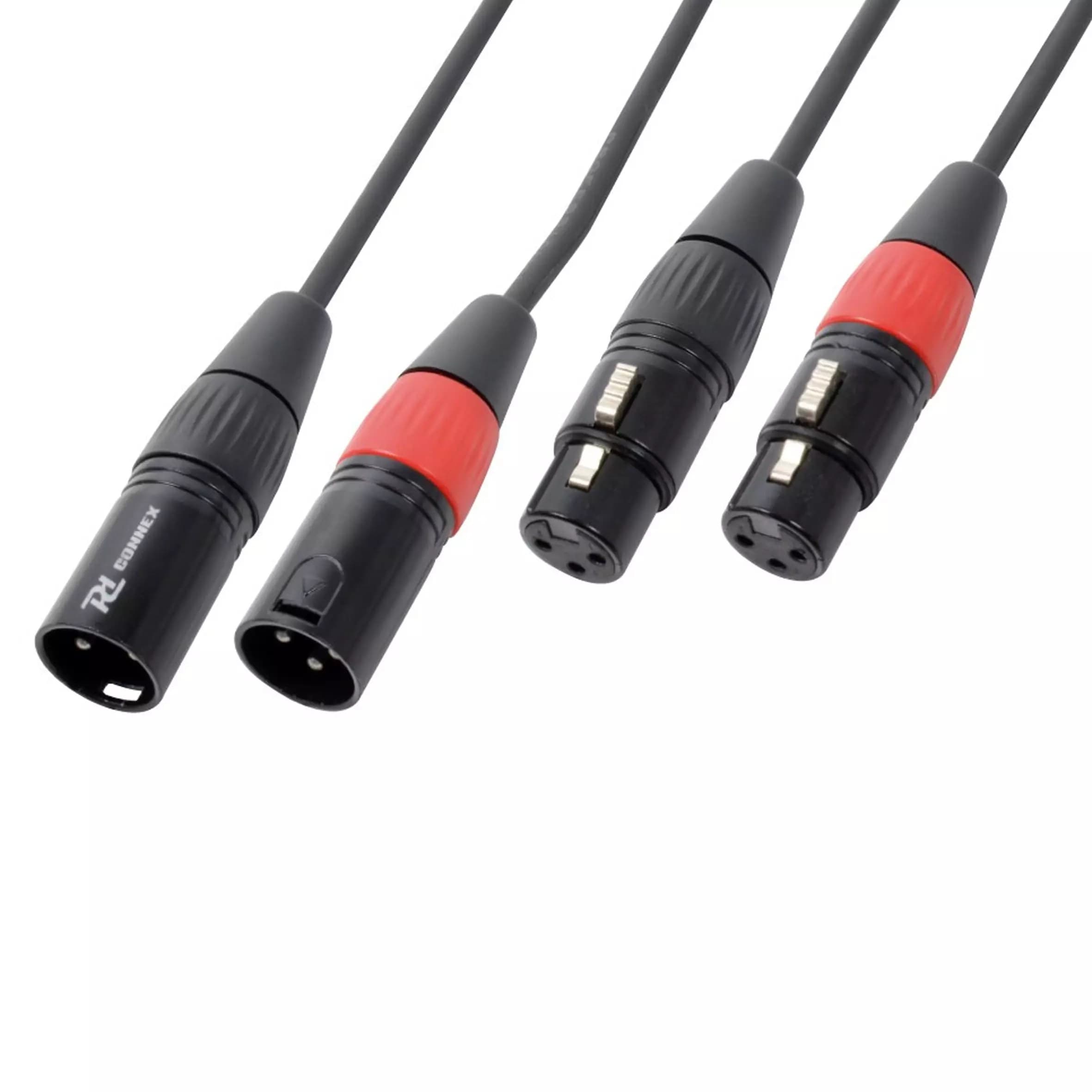 Power Dynamics Connex - PDC CX60-6 SIGNAL LEAD 2X XLR MALE – 2X XLR FEMALE 6M