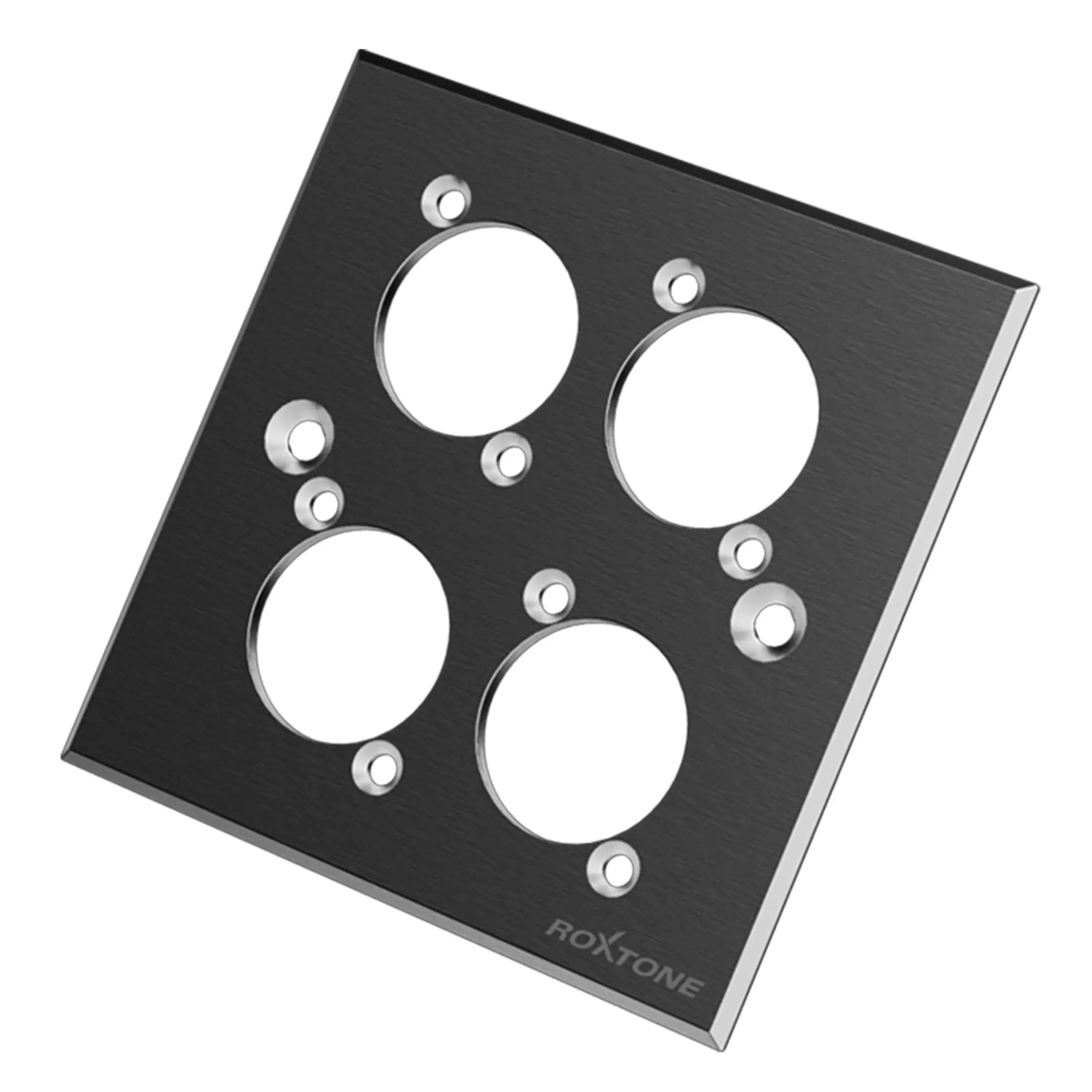 Roxtone - WALLPLATE 4X INSERT BLACK