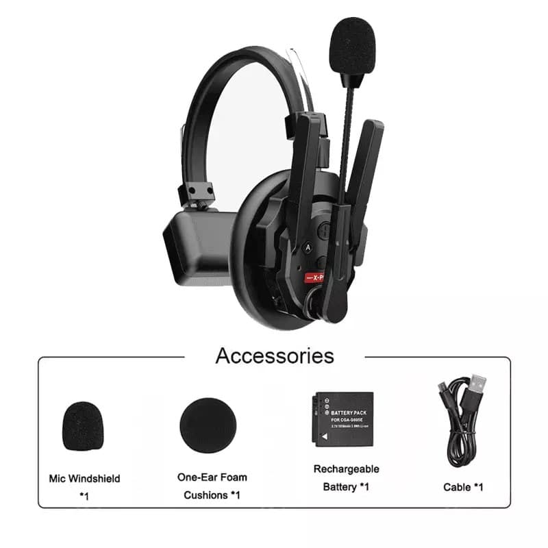 Synco Audio - SYNCO XTALKPROX1 1 PIECE HEADSET INTERCOM – RED MASTER