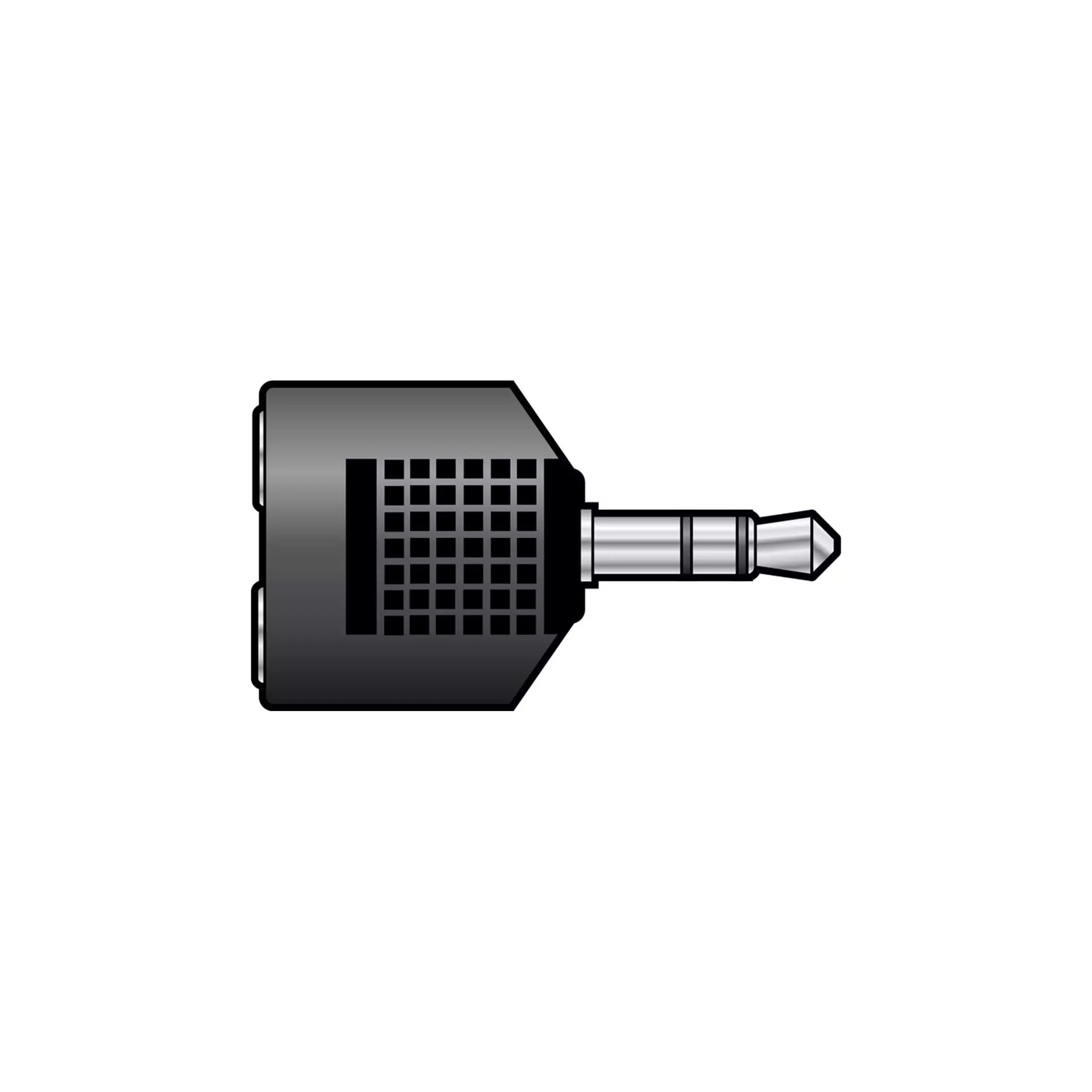 TVA - ADAPTOR 3.5mm STEREO MALE TO 2x 3.5mm STEREO FEMALE