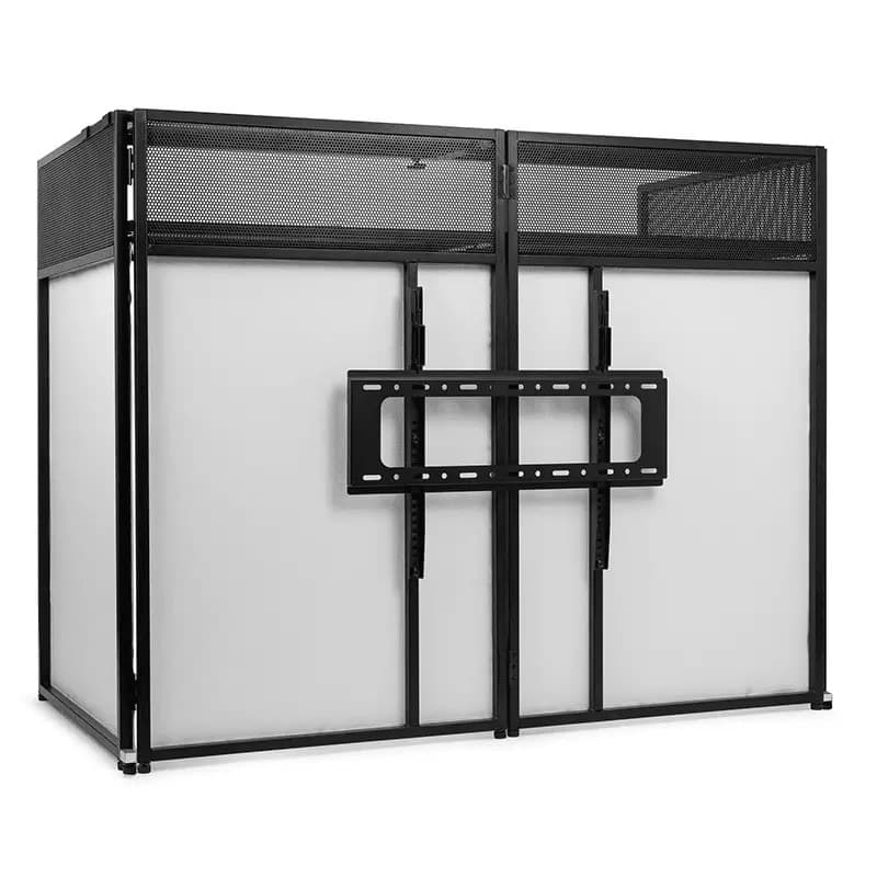 Vonyx DB6 PRO DJ BOOTH WITH TV BRACKET 32″ – 65″