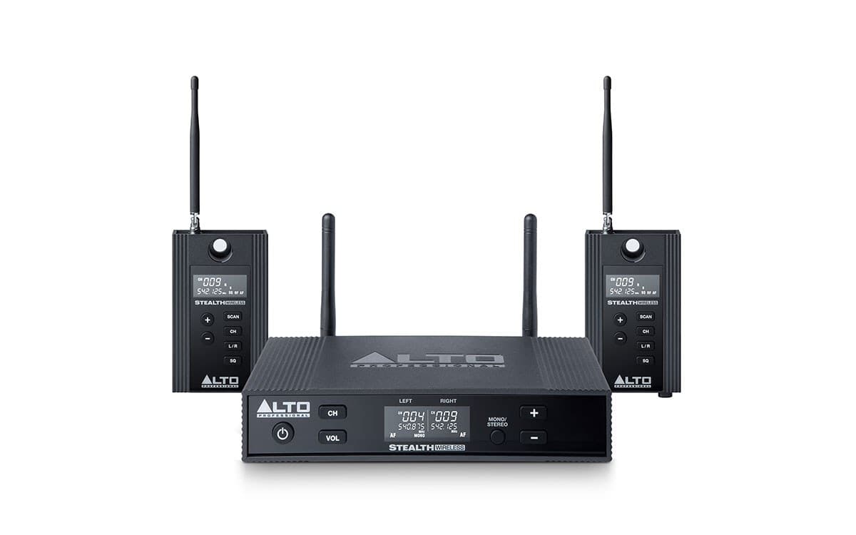 Alto Professional Stealth Wireless MKII 2-Channel UHF Wireless System for Speakers