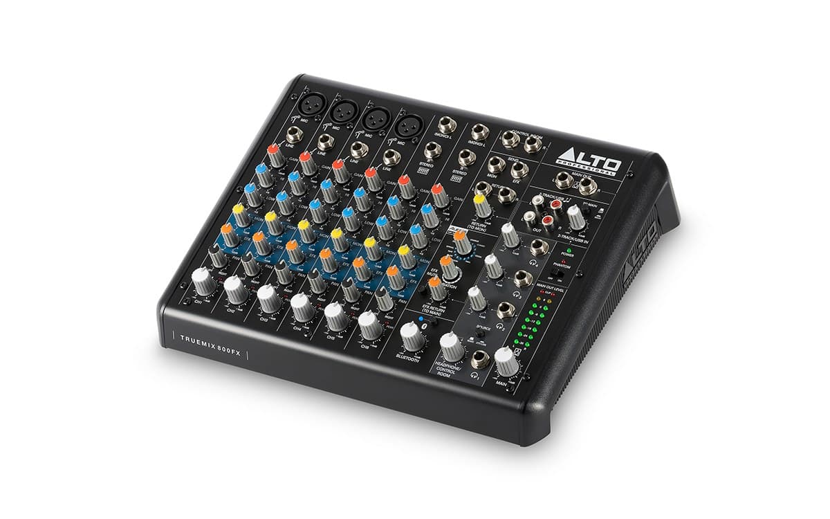 Alto Professional TrueMix 800FX 8-Channel Mixer with USB, Bluetooth and FX