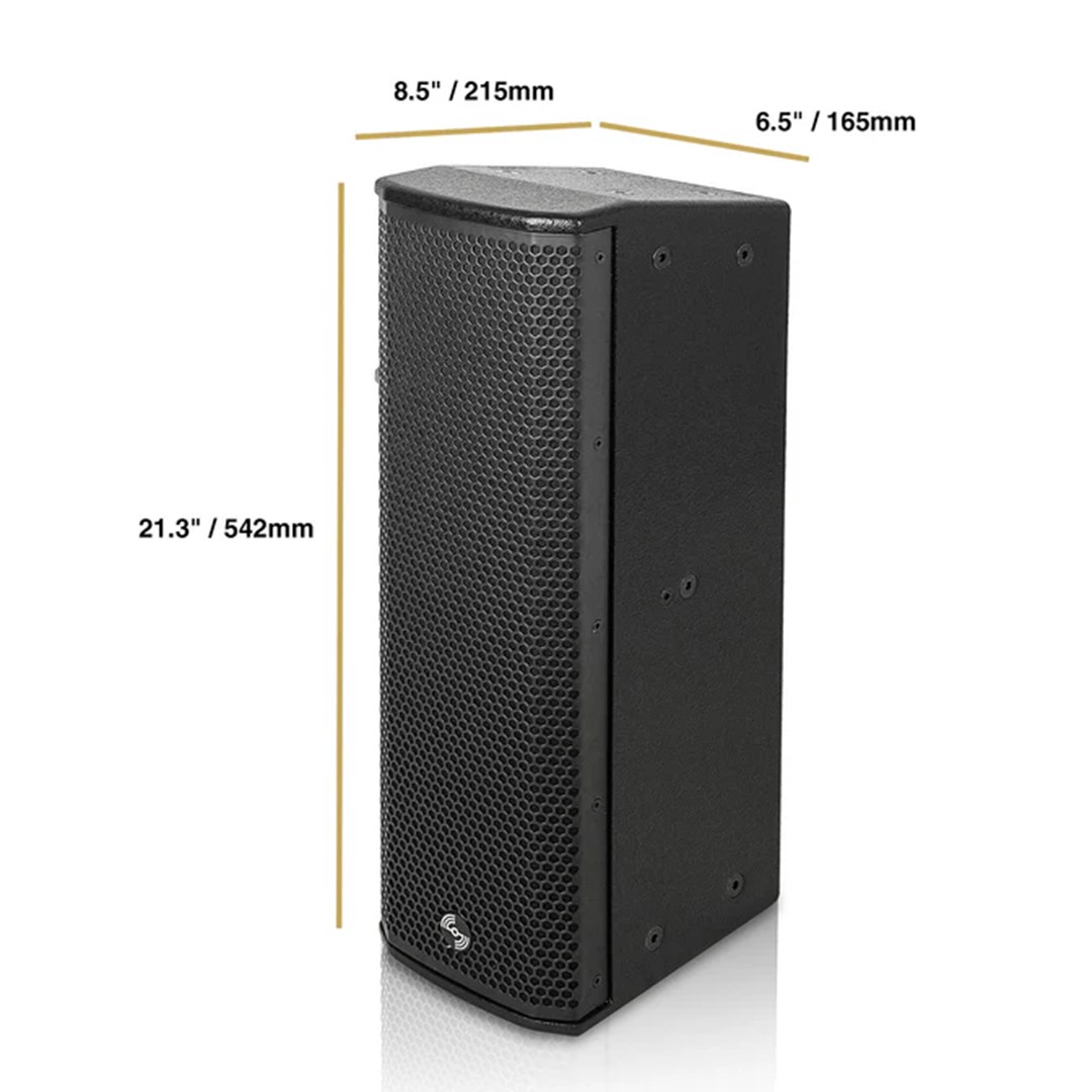 Sound Town CARPO-P3B Compact Passive PA Speaker (Black) Pair — view 3
