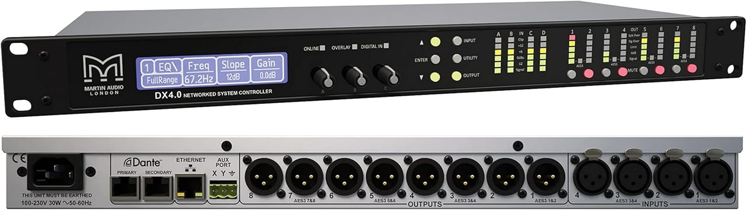 Martin Audio DX04 - 2 In x 4 Out Loudspeaker Management System