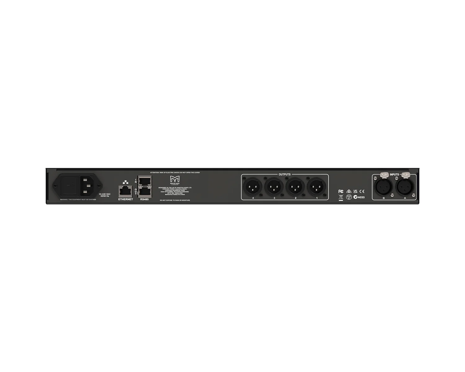 Martin Audio DX04 - 2 In x 4 Out Loudspeaker Management System — view 2