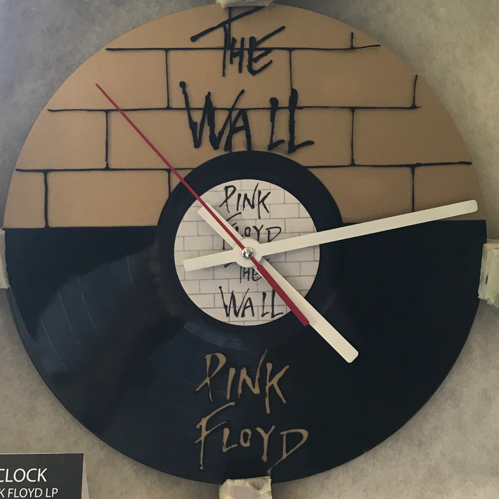 Vintros by PAZ Pink Floyd Record Clock - Lazer Cut