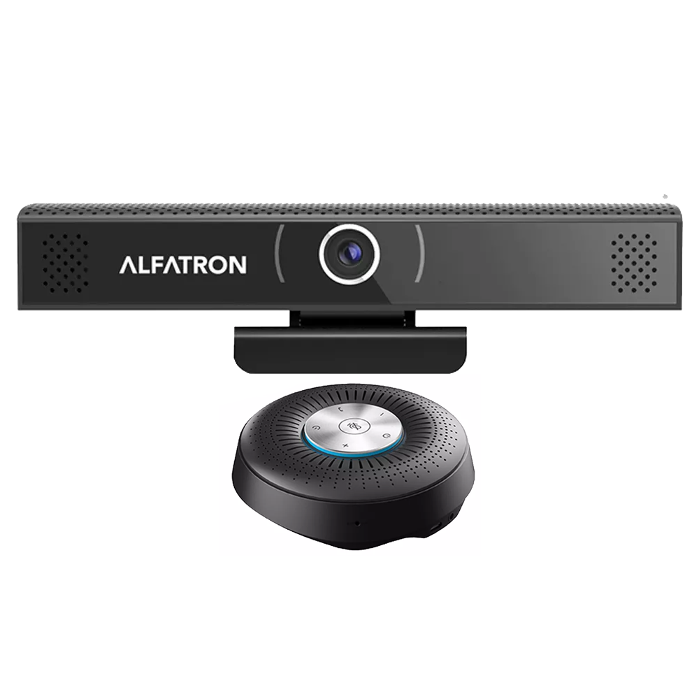 Alfatron Salut Combo - Full HD Mini Conference Video Bar with USB Speakerphone