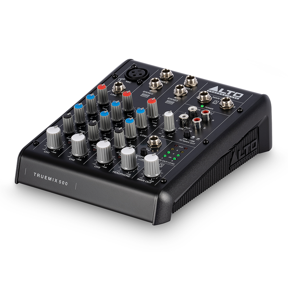 Alto TrueMix 500 - 5 Channel Analog Mixer with USB