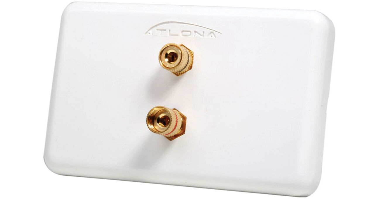 Atlona AT-AT80020 - 1 SPEAKER WALL PLATE (SINGLE GANG)