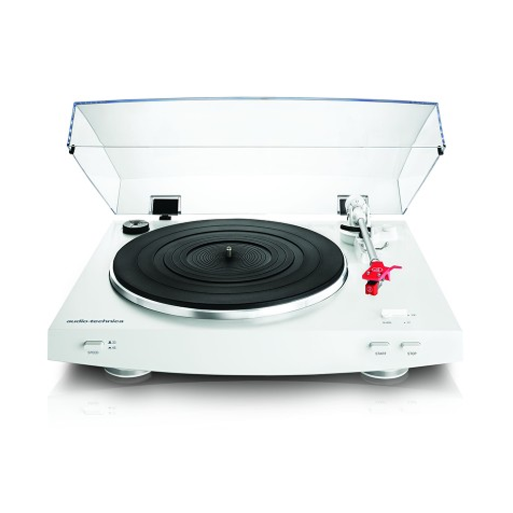 Audio-Technica AT-LP3 White - Fully Automatic Belt-Drive Stereo Turntable