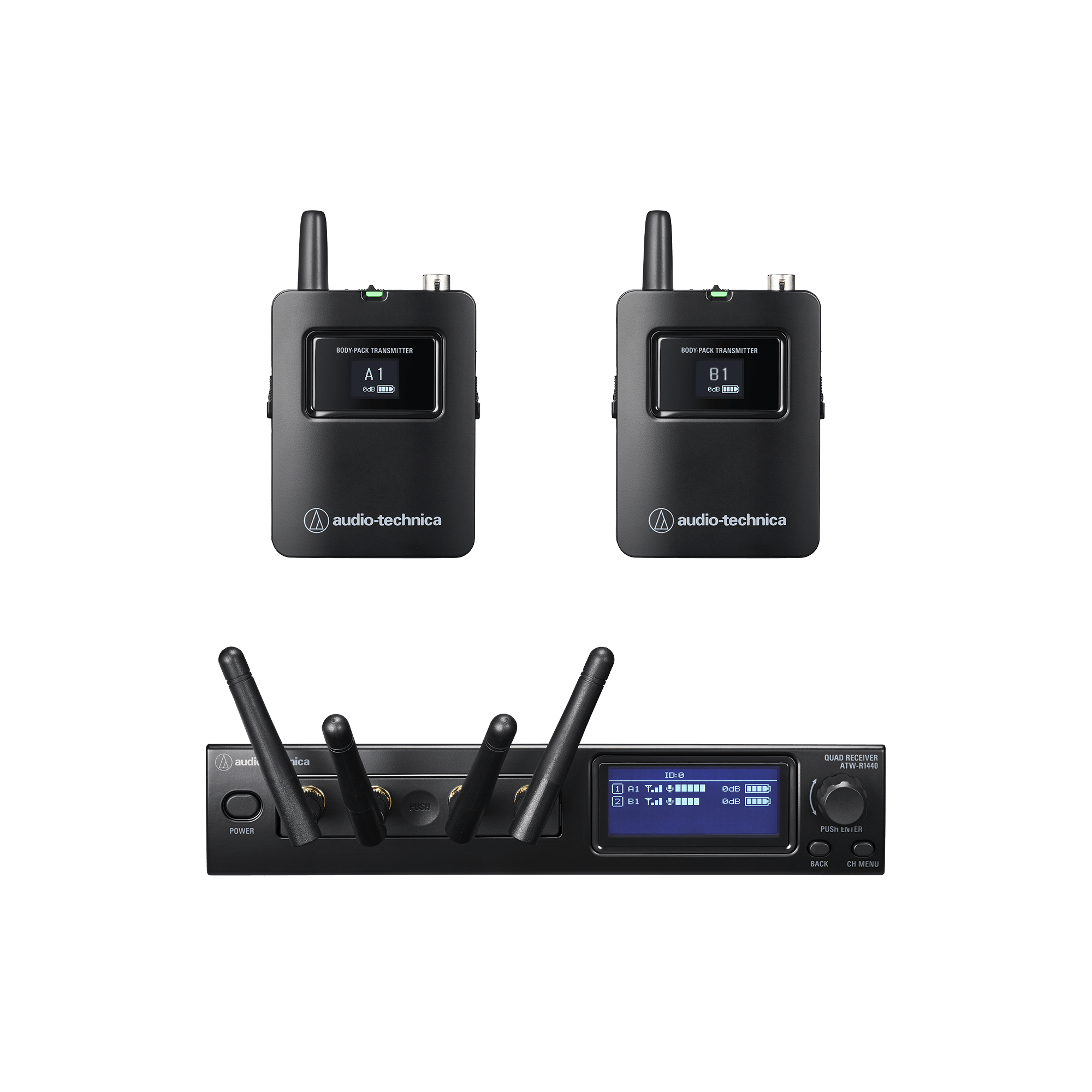 Audio-Technica ATW-1421 - System 20 PRO Dual Body-Pack System