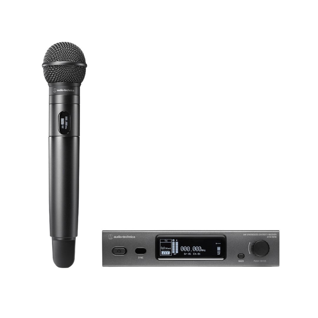 Audio-Technica ATW-3212/C510 - Wireless Microphone System with Microphone Recharger