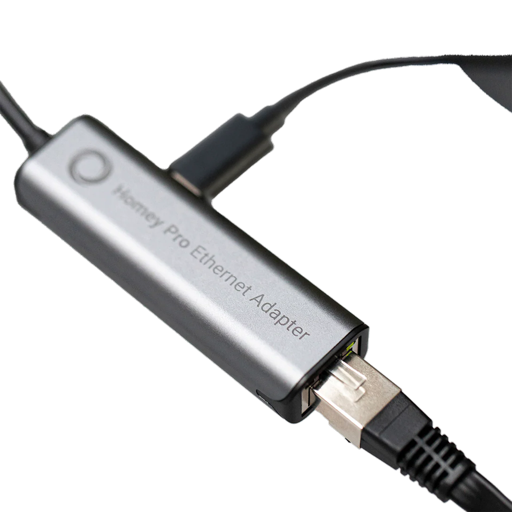 Homey Pro Ethernet Adaptor - 1Gbps Lan Adaptor for Pro