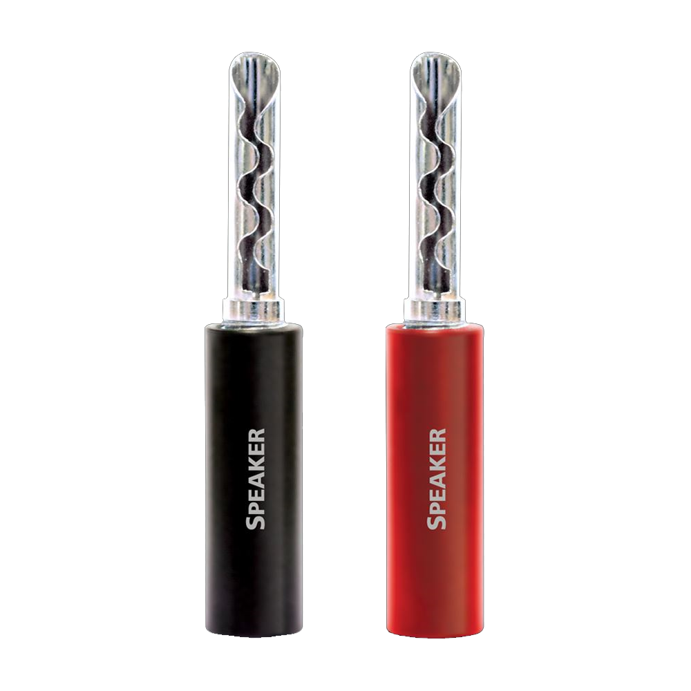 Audioquest SureGrip 100 - Silver Banana Plugs - Set of 2