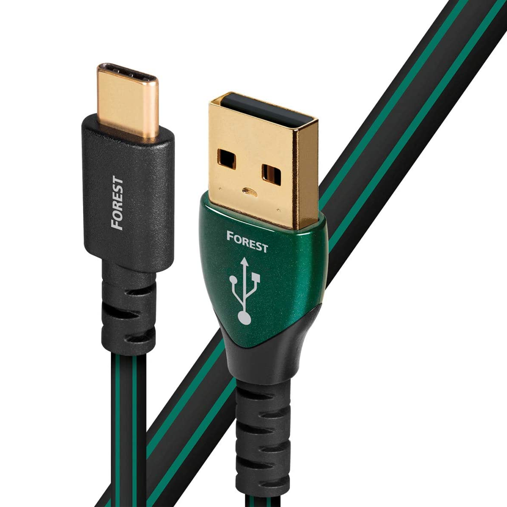 AudioQuest Forest USB-A to USB-C Cable - 1.5m