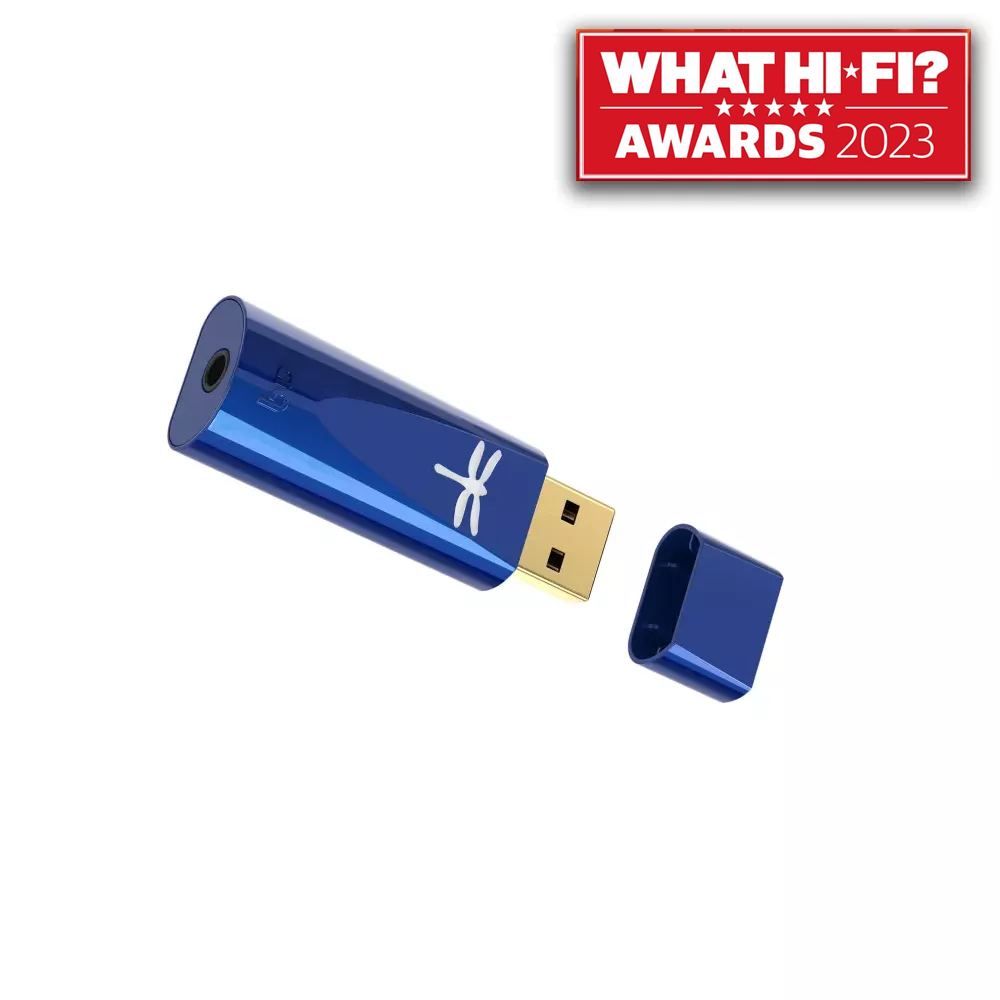 AudioQuest DragonFly Cobalt - DAC PreAmp + Headphone Amp (What HiFi? Awards 2024)