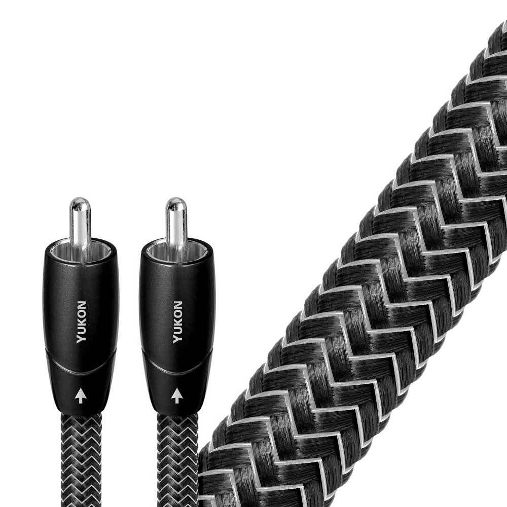 Audioquest Yukon RCA - Audiophile RCA Audio Interconnect Cables (1m)