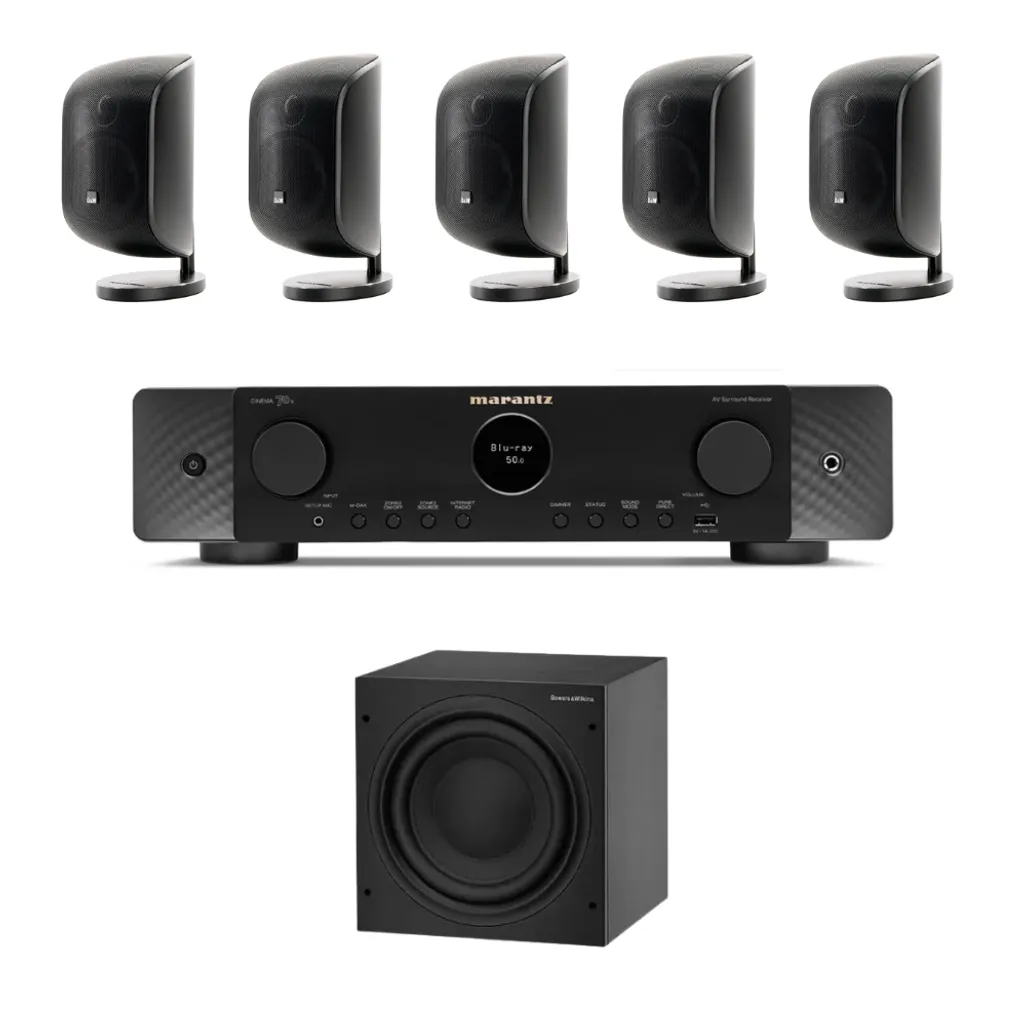 Bowers & Wilkins MT-50 Theater Package with Marantz Cinema 70