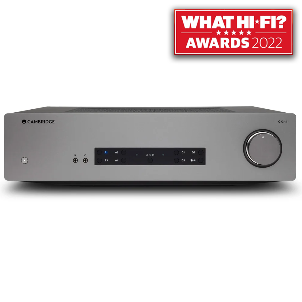 Cambridge Audio CXA61 - Integrated Stereo Amplifier (What HiFi? Awards 2022)