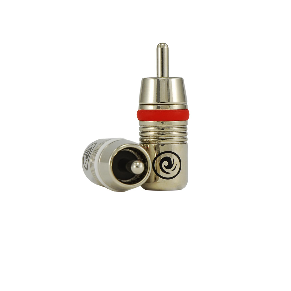 Cleerline Planet Waves RCA Male Connector - Screw In RCA Connectors (Pair)