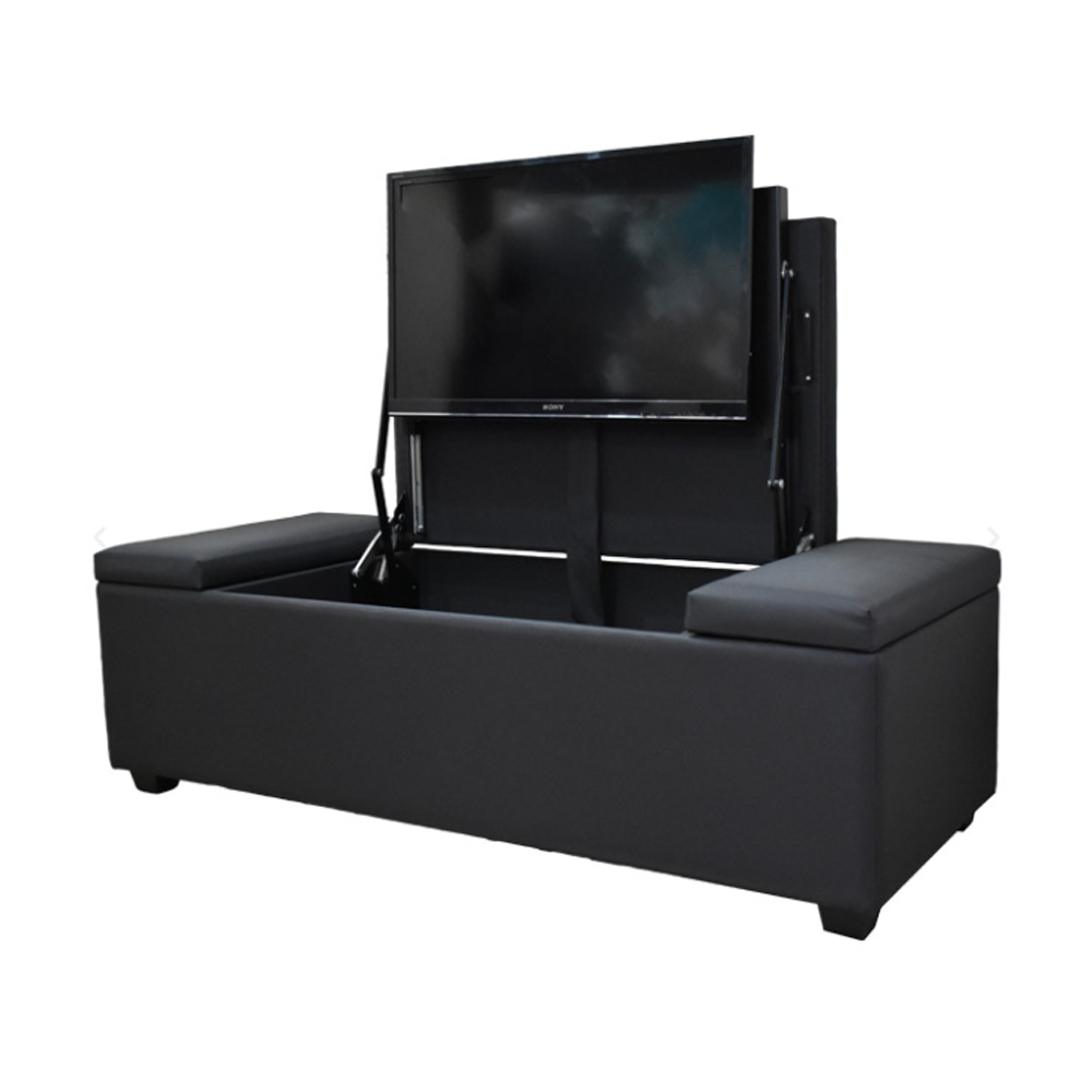 Definition Automation Ottoman TV Lift  - Foot of bed TV Solution with Storage