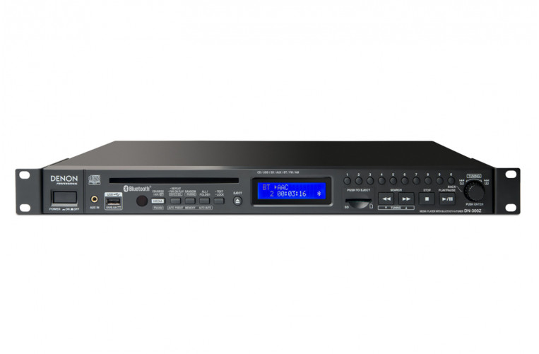 Denon Pro DN-300Z - CD/Media Player with Bluetooth®/USB/SD/Aux and AM/FM Tuner