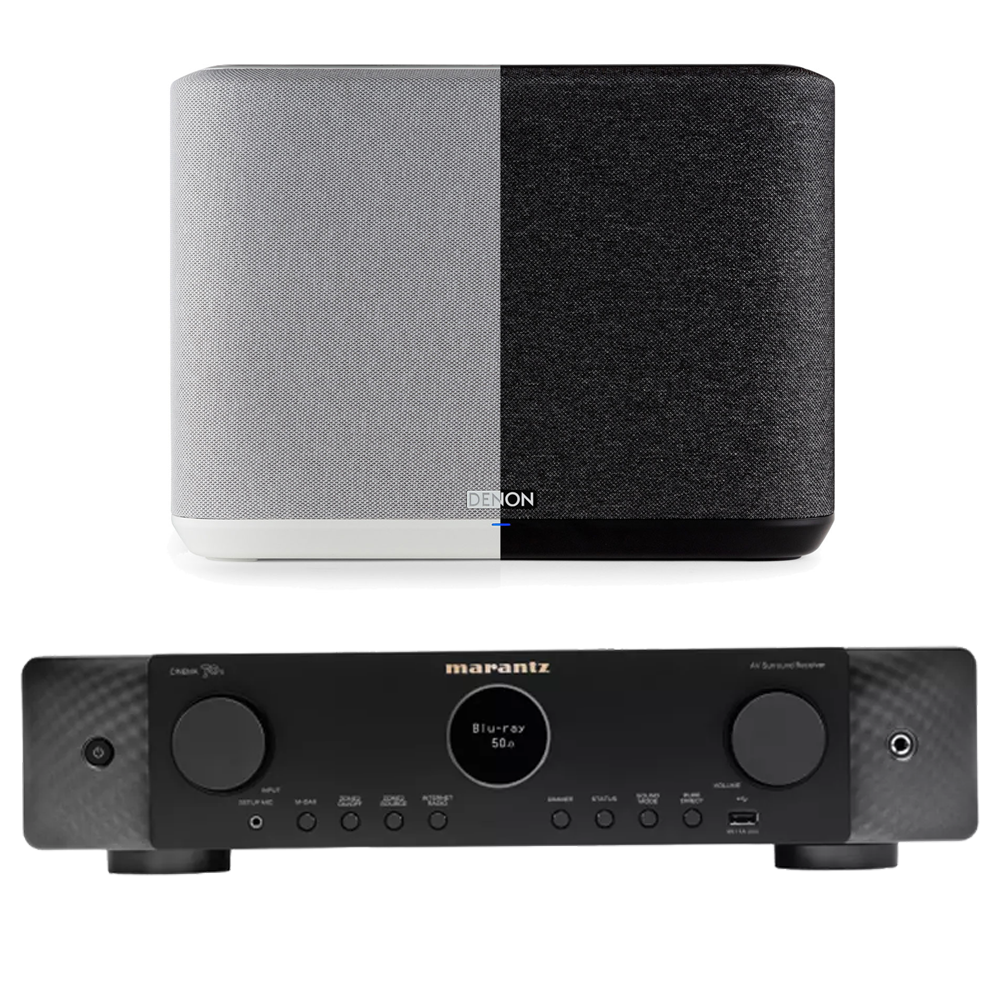 Marantz Cinema 70 incl Denon Home 250 Wireless - Slimline 7.2 Channel AV Receiver with Heos Zone 3 Speaker