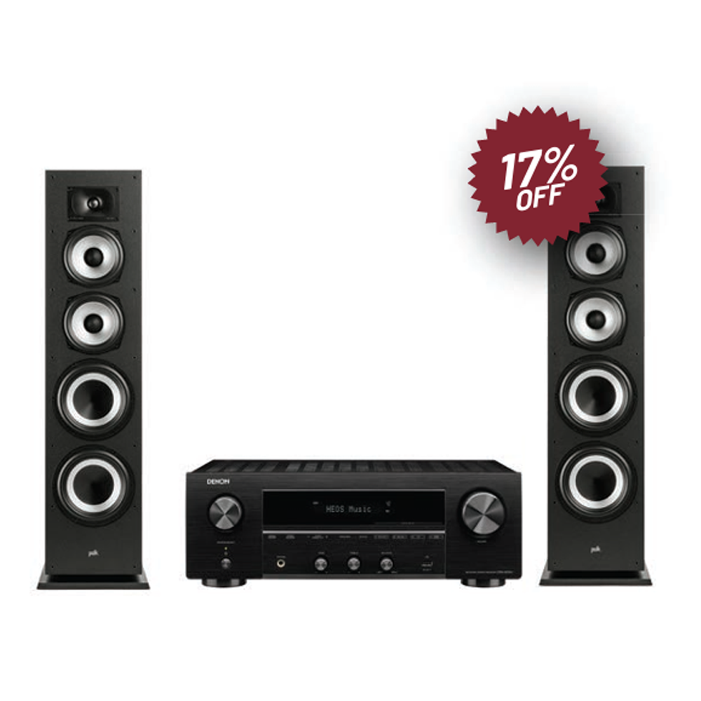Denon DRA800H Including Polk MXT70 Speakers (Pair)