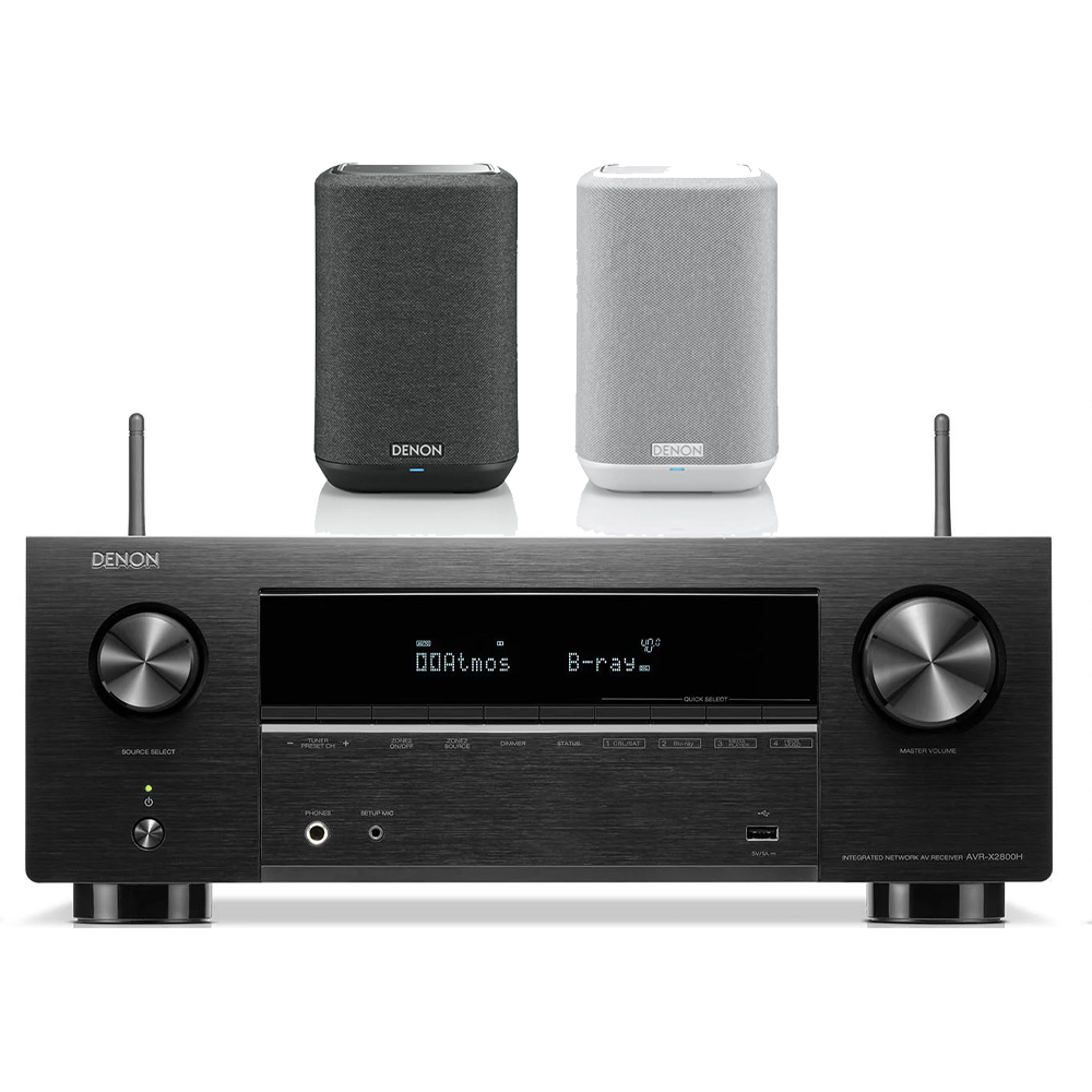 Denon AVR-X2800H Incl Denon Home 150 - 7.2 Channel 8K Network Home Theatre Receiver