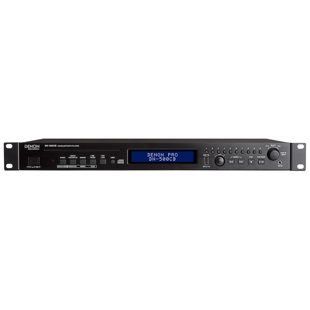 Denon Pro DN-500CB - CD/Media Player with Bluetooth®/USB/Aux Inputs and RS-232c