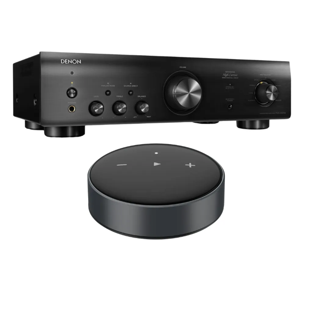 Denon PMA-600NE - Stereo Bluetooth Amplifier (Black) incl Free WiiM Mini