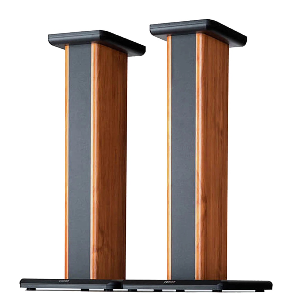 Edifier SS02 - Light Woodgrain Speaker Stands - Pair