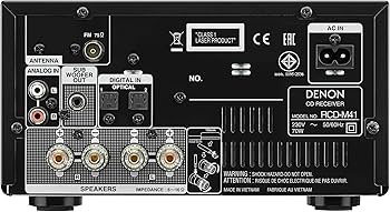 Denon RCD-M41 - Micro HiFi CD Receiver with Bluetooth and Tuner — view 2