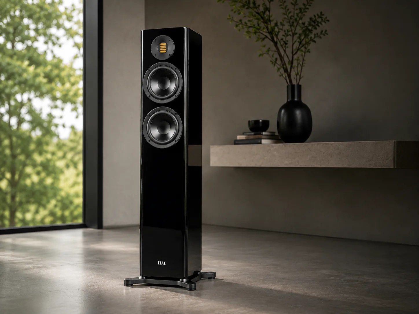 Elac BS283.2-GB Solano 2-Way 200W Bookshelf Jet 6
