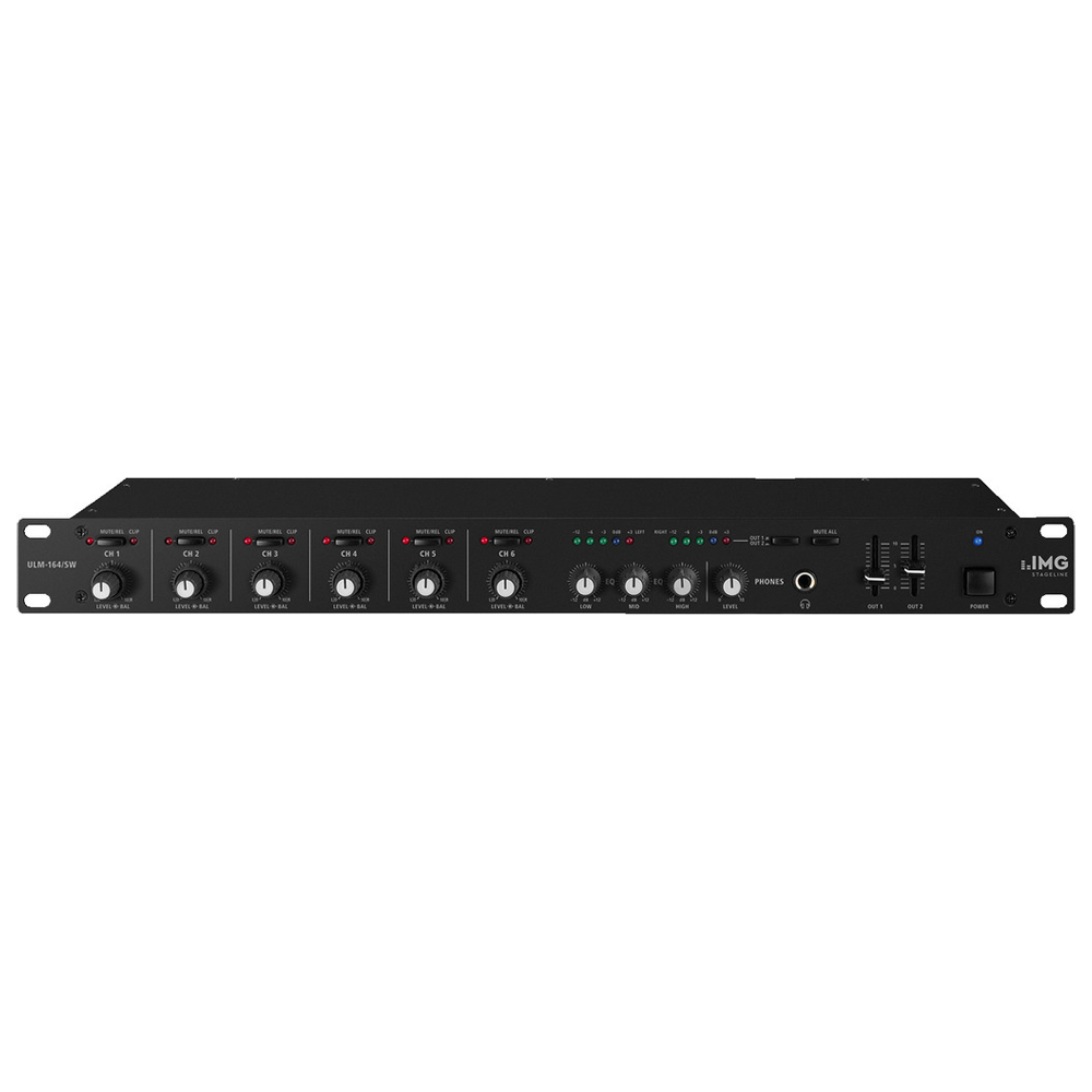 IMG Stageline ULM-164/SW - 6 Channel Universal Line Mixer — view 1
