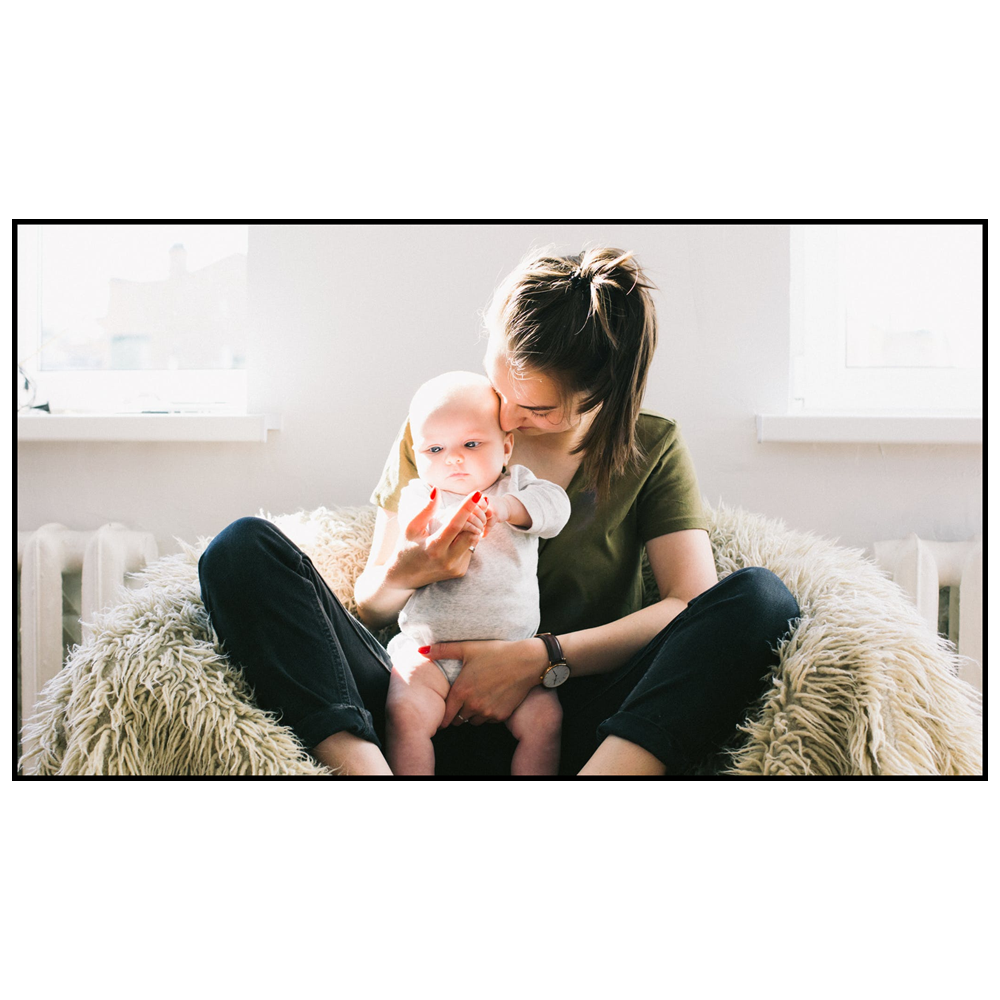 JK Screens JK F9133TF - JK Fixed Thin Frame Screen | 133", |16:9 Aspect Ratio | Matt White Fabric