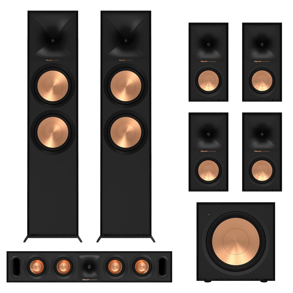 Klipsch R-800F 7.1 Home Theater System - Powerful Surround Sound Package