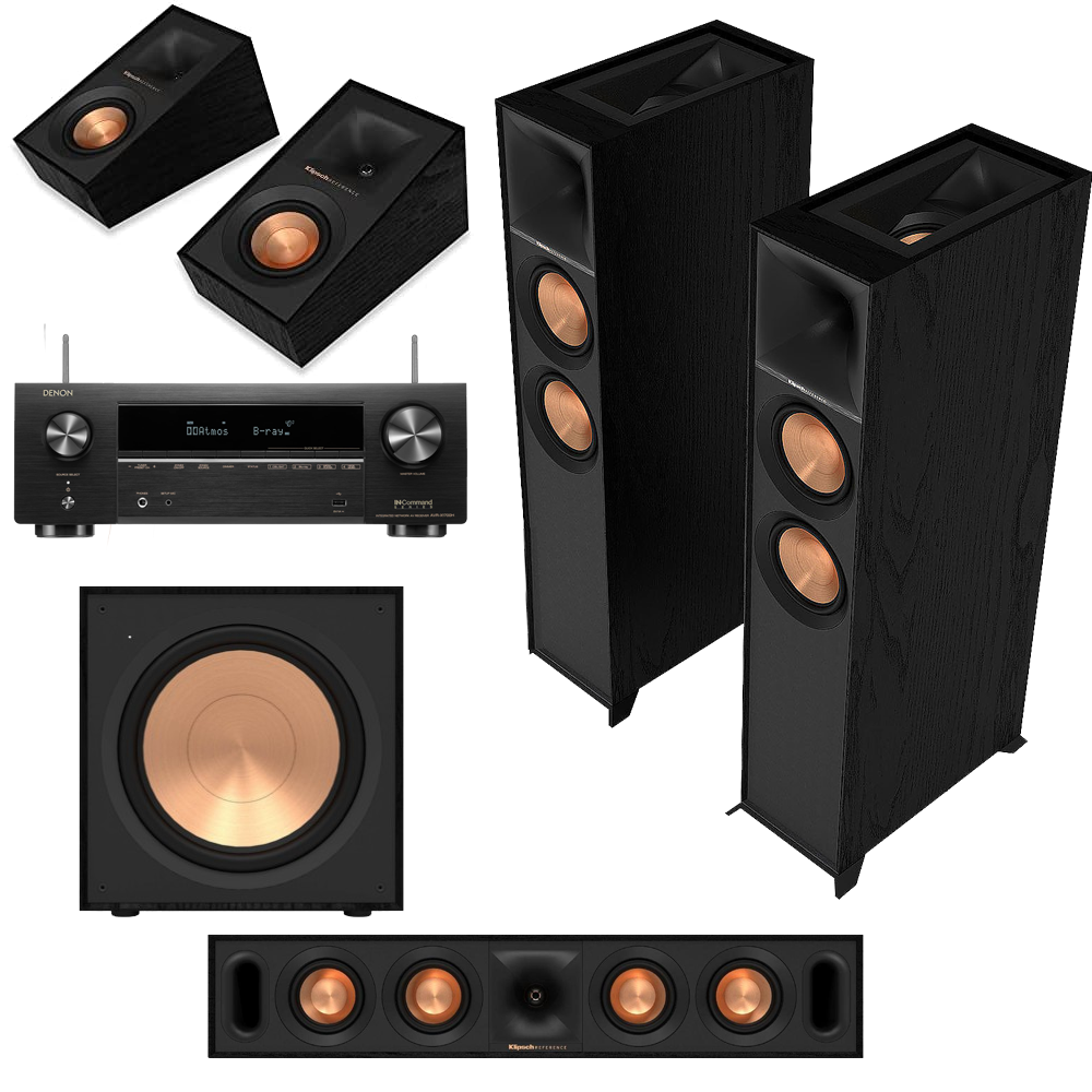 Klipsch R-605FA Home Theatre Package Incl Denon AVR-S970H